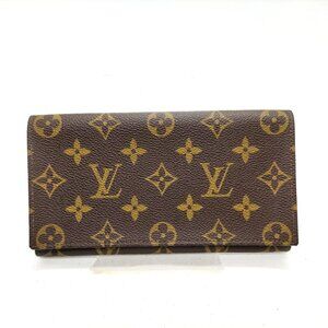 Louis Vuitton LV Long Wallet Brown Monogram 300-082425